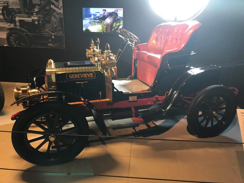 1912 Darracq 12hp. Meet Genevieve, the star of the 1953 comedy of the same name. They also have the rival car in the film, a 1905 Spyker. Genevieve the movie was a huge contributor to popularising classic cars as a hobby in the UK.